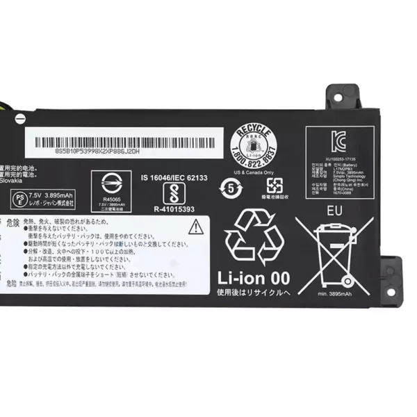 原裝筆電 電池 適用於 [LENOVO]聯想 L17M2PB3 L17M2PB4：圖片 4