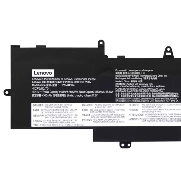 筆電 電池 適用於 [LENOVO]聯想 L21M4PH4 L21C4PH4 L21D4PH4：圖片 3