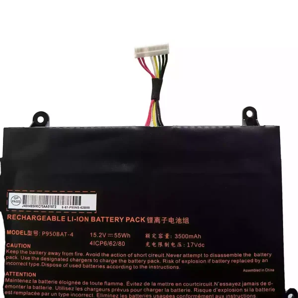 筆電 電池 適用於 P950BAT-4：圖片 3