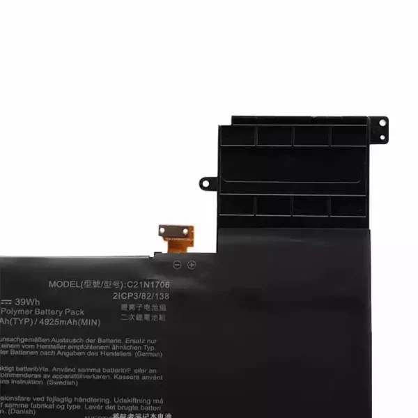 筆電 電池 適用於 [ASUS]華碩 C21N1706：圖片 3