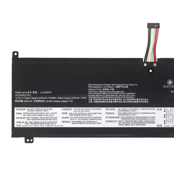 筆電 電池 適用於 [LENOVO]聯想 L21M4PE1 L21C4PE1 L21B4PE1：圖片 3