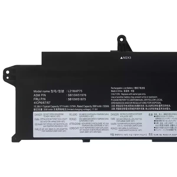 筆電 電池 適用於 [LENOVO]聯想 L21B4P71 L21M4P75 L21C4P75 L21L4P73：圖片 3