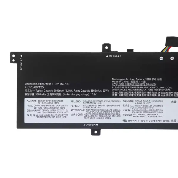 筆電 電池 適用於 [LENOVO]聯想 L12M4PD6：圖片 3