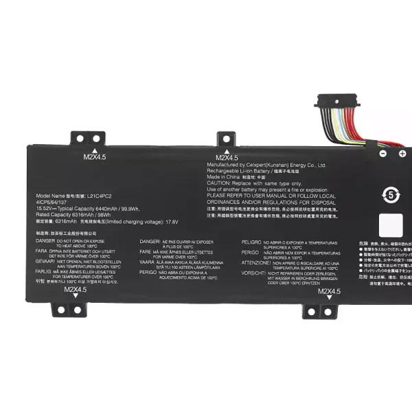 筆電 電池 適用於 [LENOVO]聯想 L21C4PC2 L21C4PC3 L21D4PC2 L21M4PC5 L21M4PC6：圖片 3