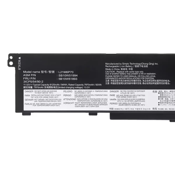 筆電 電池 適用於 [LENOVO]聯想 L21M6P70 L21L6P70 L21D6P70：圖片 3