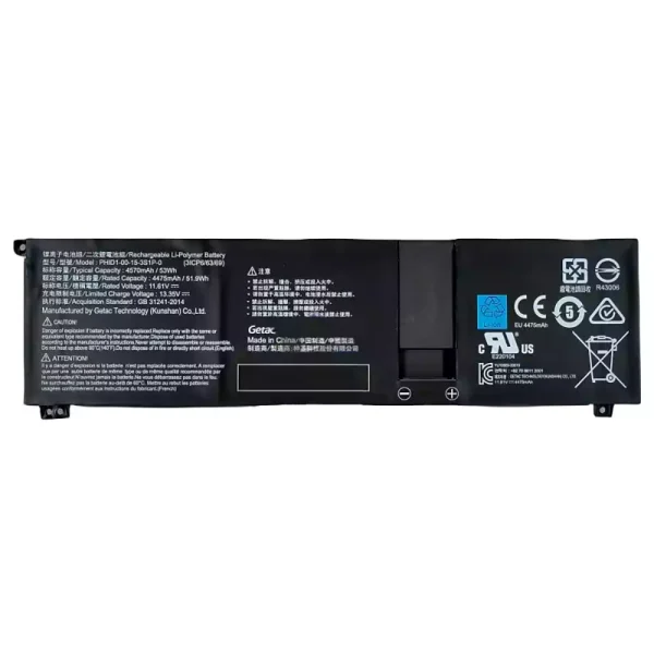 筆電 電池 適用於 PHID1-00-15-3S1P-0
