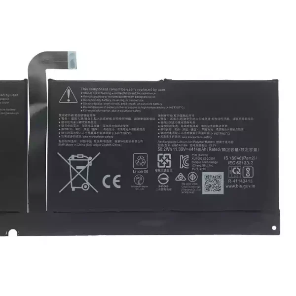 筆電 電池 適用於 96BTA016H 96BTA015H DYNC01,Microsoft Surface Pro 8 1983 1982：圖片 3