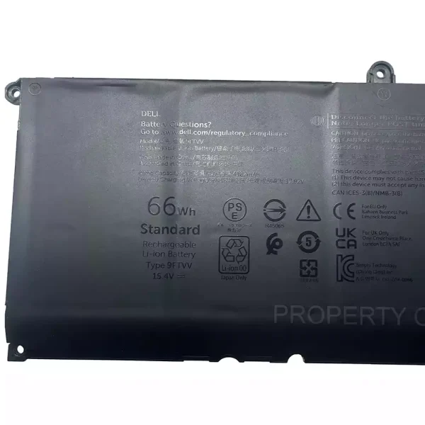 筆電 電池 適用於 [DELL]戴爾 9FTVV：圖片 3