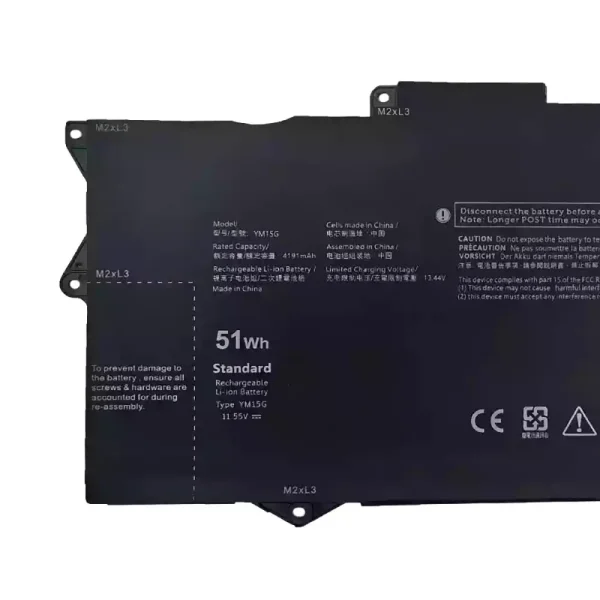筆電 電池 適用於 [DELL]戴爾 YM15G,[DELL]戴爾 XPS 13 9315 2-in-1：圖片 3