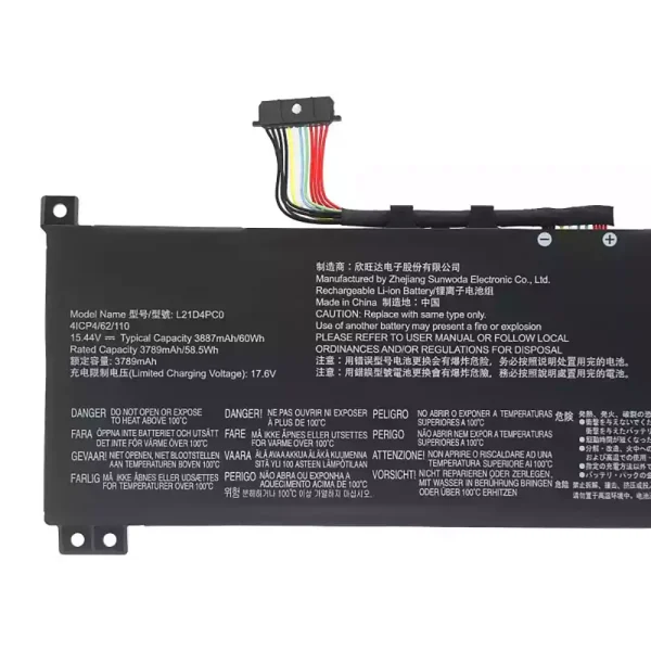 筆電 電池 適用於 [LENOVO]聯想 L21M4PC0 L21C4PC0：圖片 3