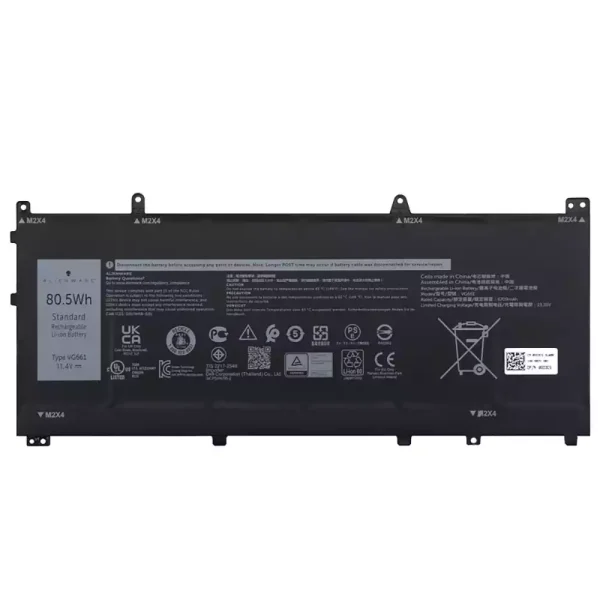 筆電 電池 適用於 [DELL]戴爾 VG661 V4N84,[DELL]戴爾 Alienware x14 R1 R2