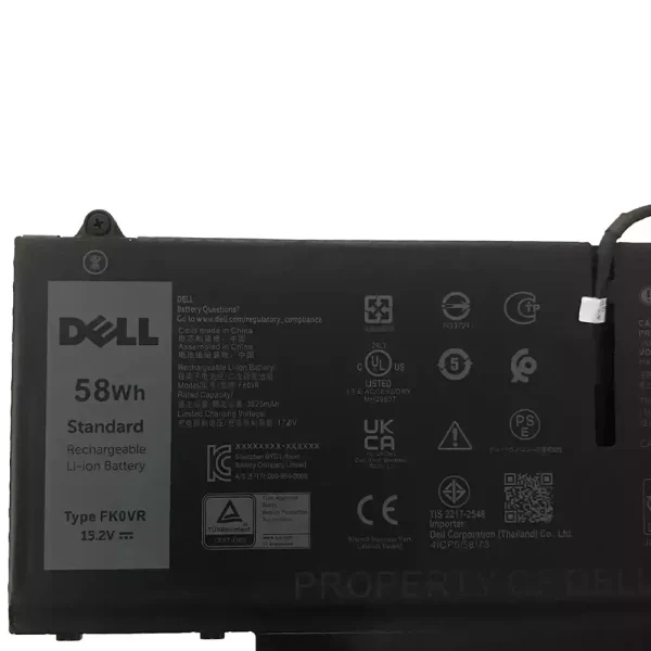 筆電 電池 適用於 [DELL]戴爾 FK0VR FKOVR：圖片 3