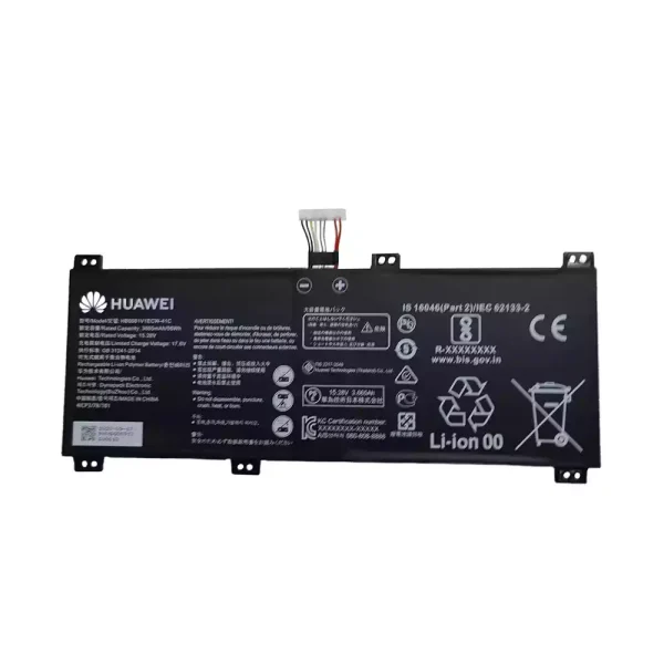 筆電 電池 適用於 [HUAWEI]華為 HB6081V1ECW-41B HB6081V1ECW-41C：圖片 2