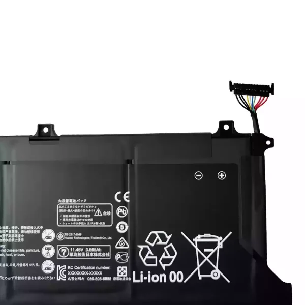 筆電 電池 適用於 [HUAWEI]華為 HNL-WFP9 HNL-WFQ9 HNL-WFP9Q WRTD-WFH9Q WRTD-WDH9 WRTD-WFH9 HLY-19R：圖片 2