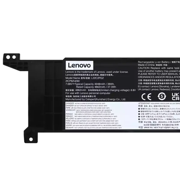 筆電 電池 適用於 [LENOVO]聯想 L22M2PG2 L22B2PG2 L22C2PG2 L22D2PG2：圖片 3