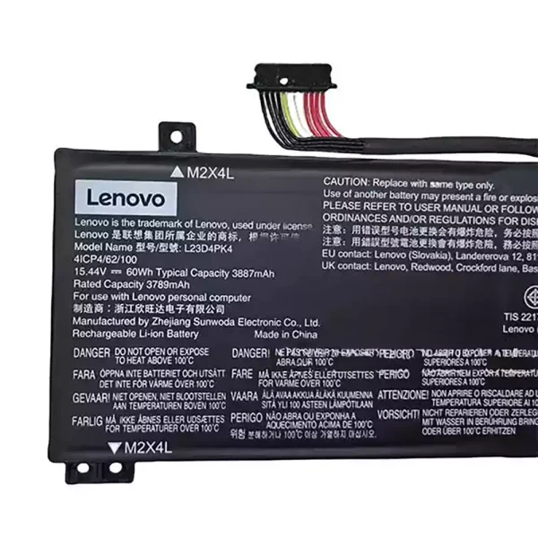 筆電 電池 適用於 [LENOVO]聯想 L23C4PK4 L23M4PK4 L23D4PK4：圖片 3