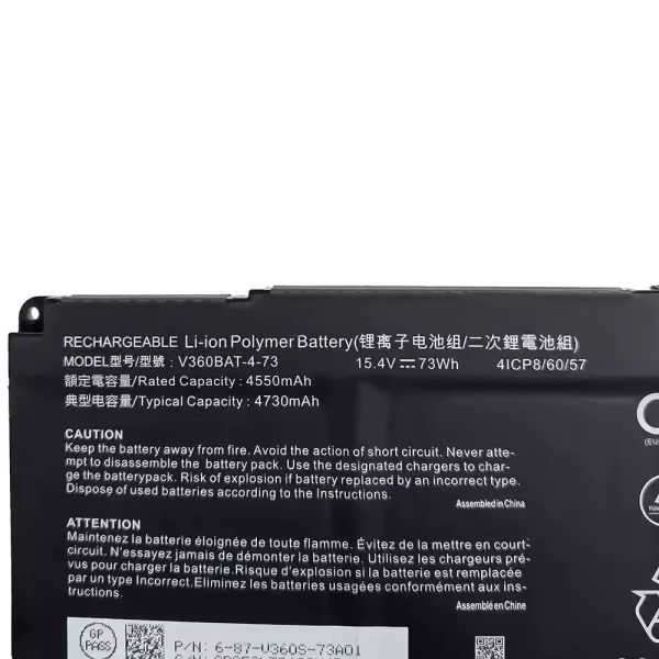 筆電 電池 適用於 V360BAT-4-73：圖片 3