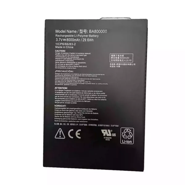 筆電 電池 適用於 BA800000