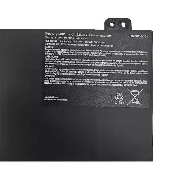 筆電 電池 適用於 A31-M15：圖片 3