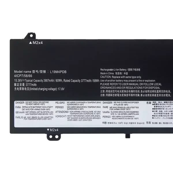 筆電 電池 適用於 [LENOVO]聯想 L20M4PDB L20C4PDB：圖片 3