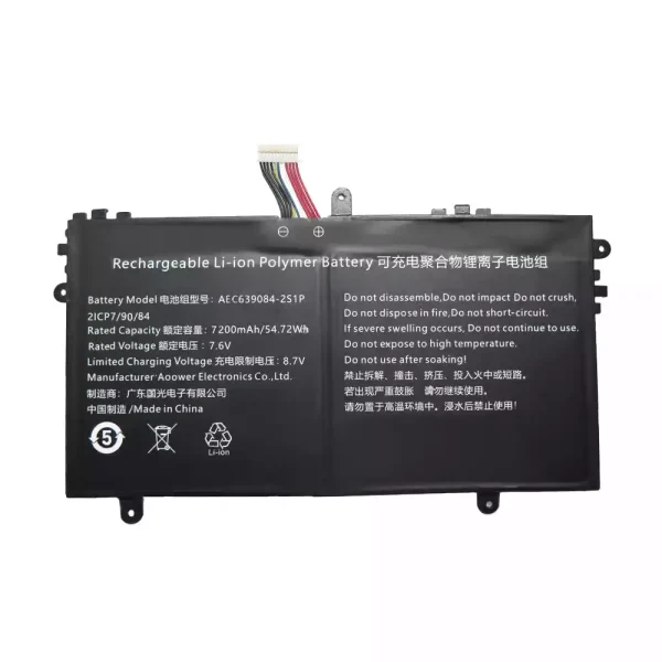 筆電 電池 適用於 AEC639084-2S1P：圖片 2