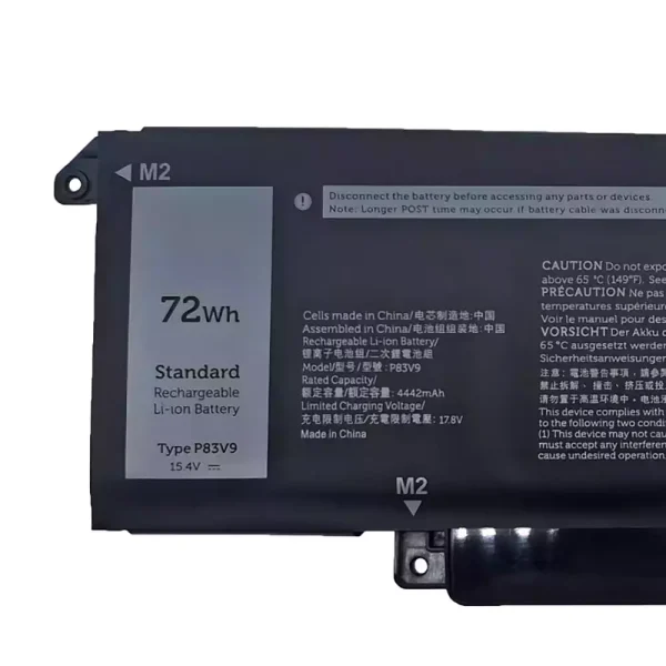 筆電 電池 適用於 [DELL]戴爾 P83V9：圖片 3