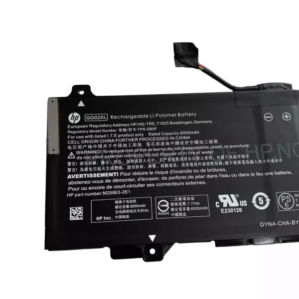 筆電 電池 適用於 [HP]惠普 GG02XL：圖片 3