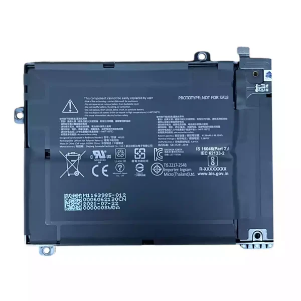 筆電 電池 適用於 Microsoft Surface Pro 9 2038 1996 1997 2032 DYNM04：圖片 3