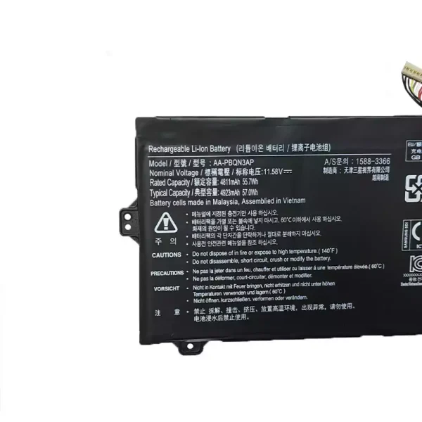 筆電 電池 適用於 SAMSUNG AA-PBQN3AP：圖片 3
