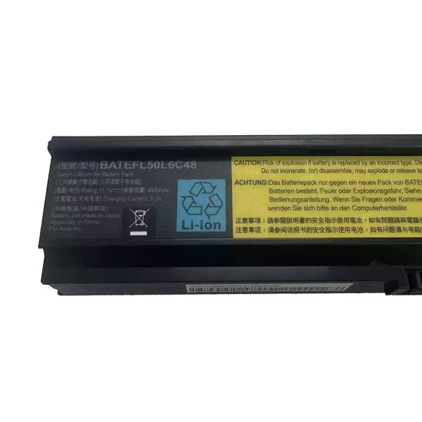 筆電 電池 適用於 [ACER]宏基 BATEFL50L6C48：圖片 2