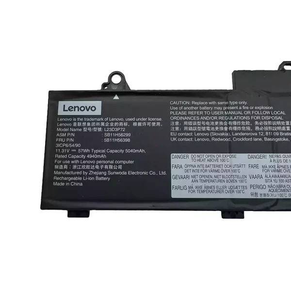 筆電 電池 適用於 [LENOVO]聯想 L23D3P72 L23M3P70 L22D3P71：圖片 2
