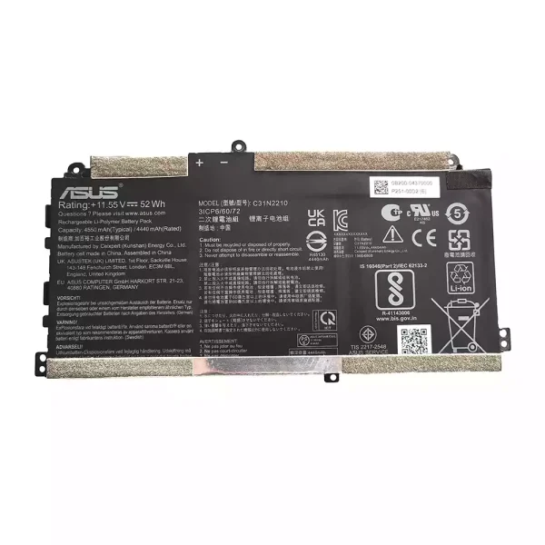 筆電 電池 適用於 [ASUS]華碩 C31N2210