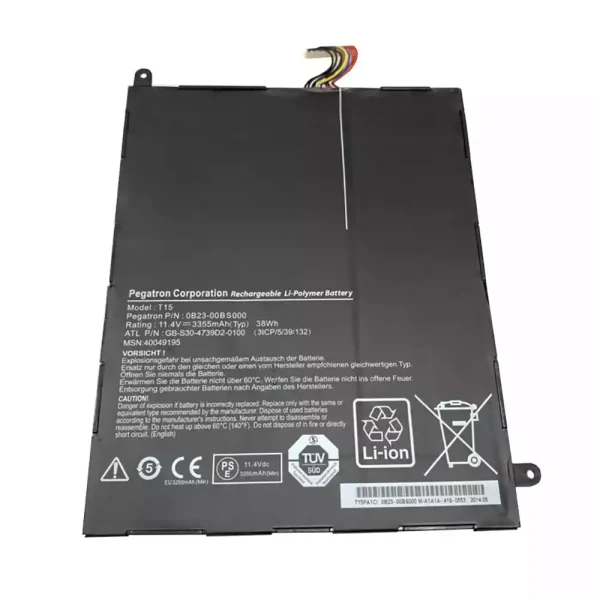 筆電 電池 適用於 0B23-00BS000 GB-S30-4739D2-0100 40049195
