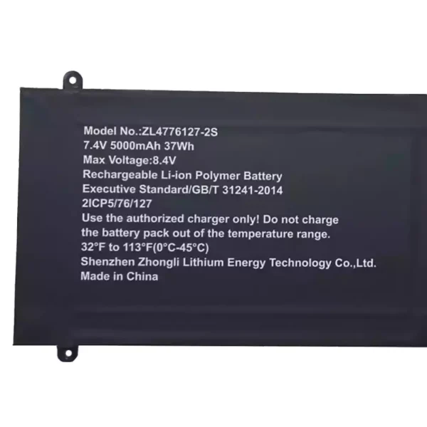 筆電 電池 適用於 ZL4776127-2S：圖片 3