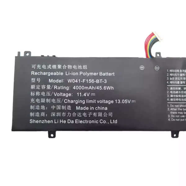 筆電 電池 適用於 W041-F156-BT-3：圖片 2