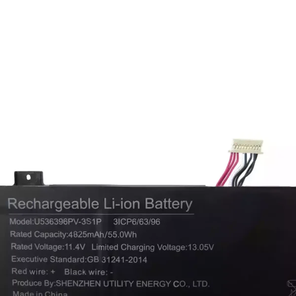 筆電 電池 適用於 U536396PV-3S1P：圖片 2