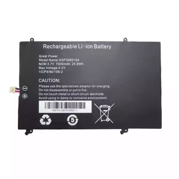 筆電 電池 適用於 GSP3685104