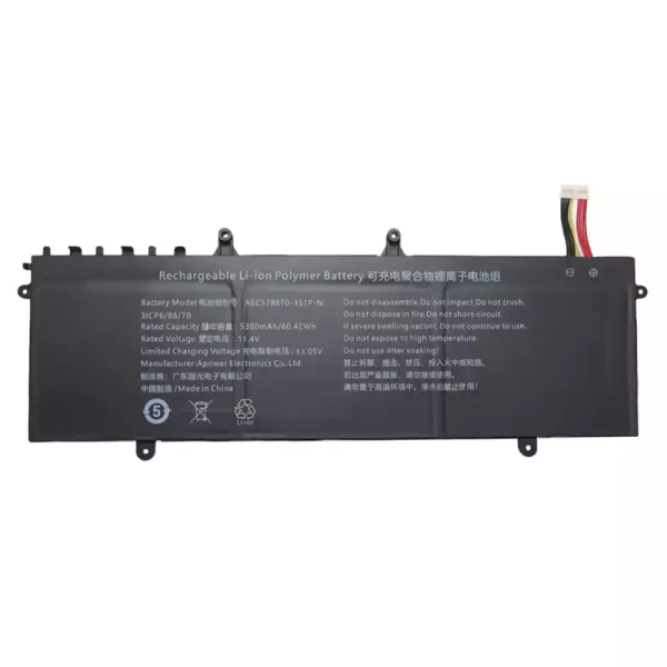 筆電 電池 適用於 AEC578870-3S1P AEC578870-3S1P-N