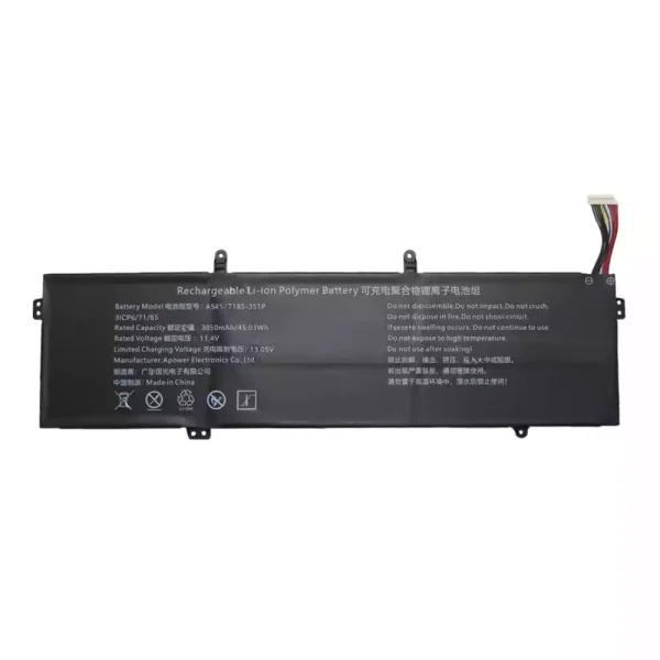 筆電 電池 適用於 AEC537185-3S1P