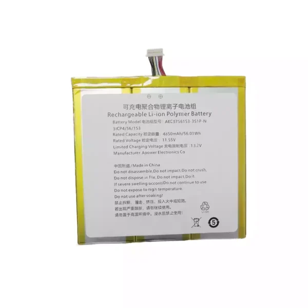 筆電 電池 適用於 AEC3756153-3S1P AEC3756153-3S1P-N：圖片 2