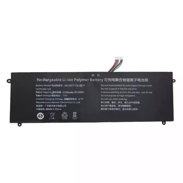筆電 電池 適用於 AEC4871128-2S1P