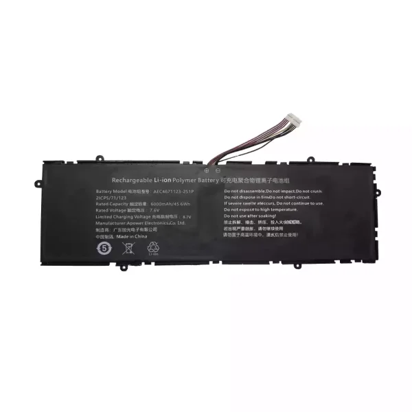 筆電 電池 適用於 AEC4671123-2S1P