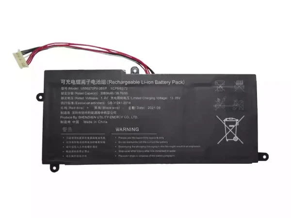 筆電 電池 適用於 U556272PV-3S1P