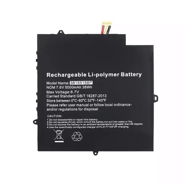 筆電 電池 適用於 38155158P Jumper EZBook X4 Pro