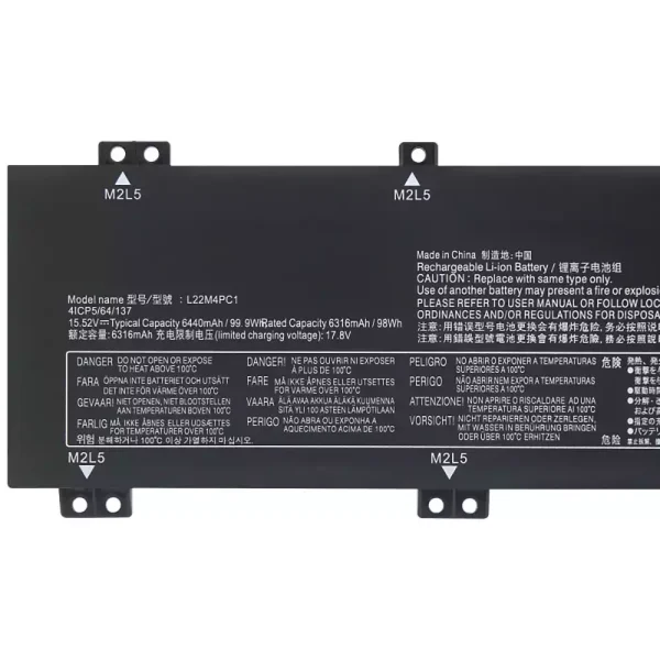 筆電 電池 適用於 [LENOVO]聯想 L22M4PC1 L22D4PC1 L22X4PC1：圖片 3
