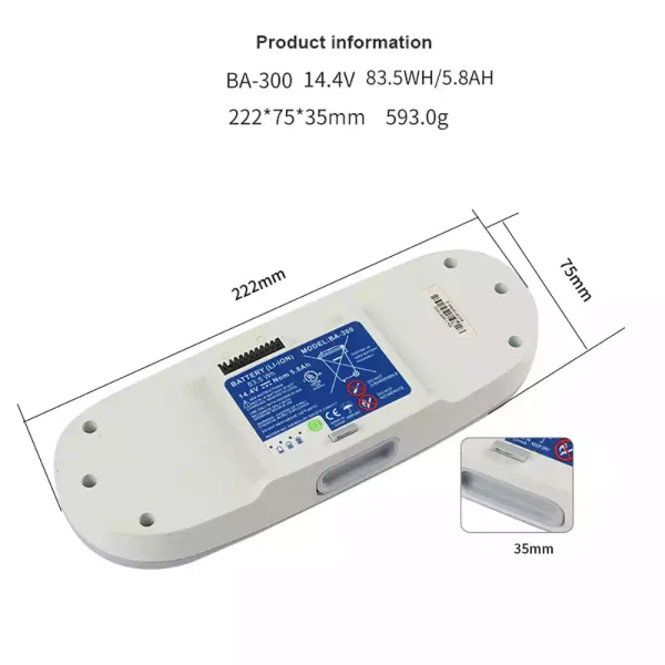 高品質電池 適用於 Inogen Oxygen Machine 1400-1020 1400-1030 1400-1000：圖片 2