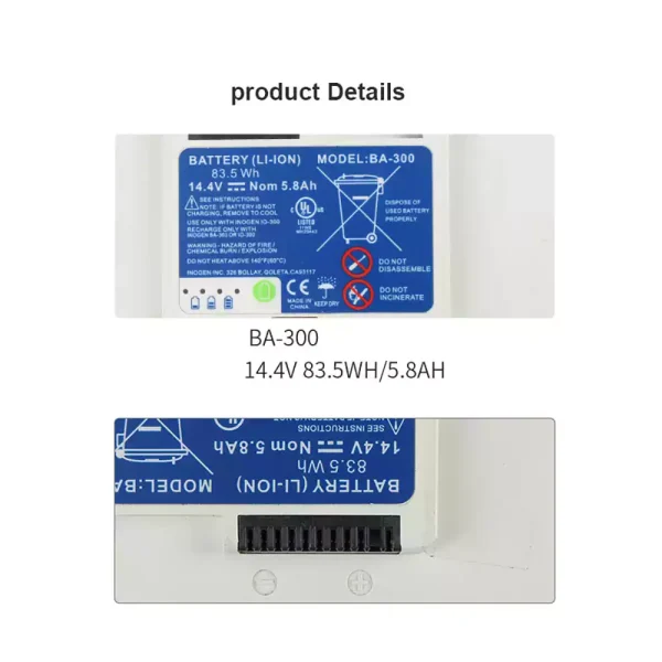 高品質電池 適用於 Inogen Oxygen Machine 1400-1020 1400-1030 1400-1000：圖片 3