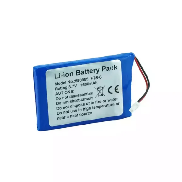 高品質電池 適用於 EDAN 593855 1ICP6/39/55 FTS-3 FTS-6：圖片 3