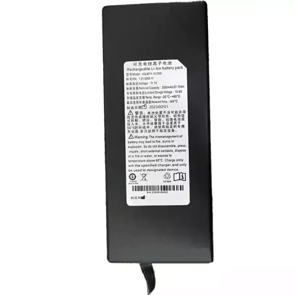 高品質電池 適用於 KSLBP11.1V-2500 Aurora10
