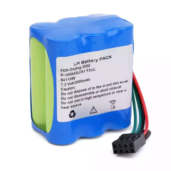 高品質電池 適用於 Oxylog 2000 P-100AASJ/A1 F2x3 8411599：圖片 2